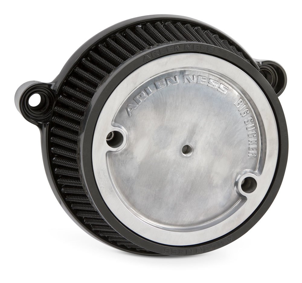 Arlen Ness Naked Stage 1 Big Sucker Round Air Cleaner For Harley