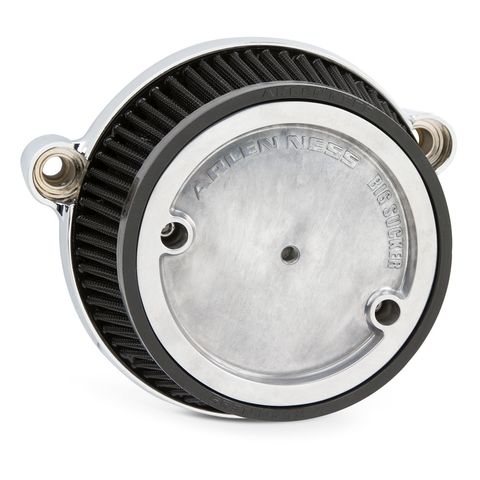 Arlen Ness Naked Stage 1 Big Sucker Round Air Cleaner For Harley M8 2017-2025