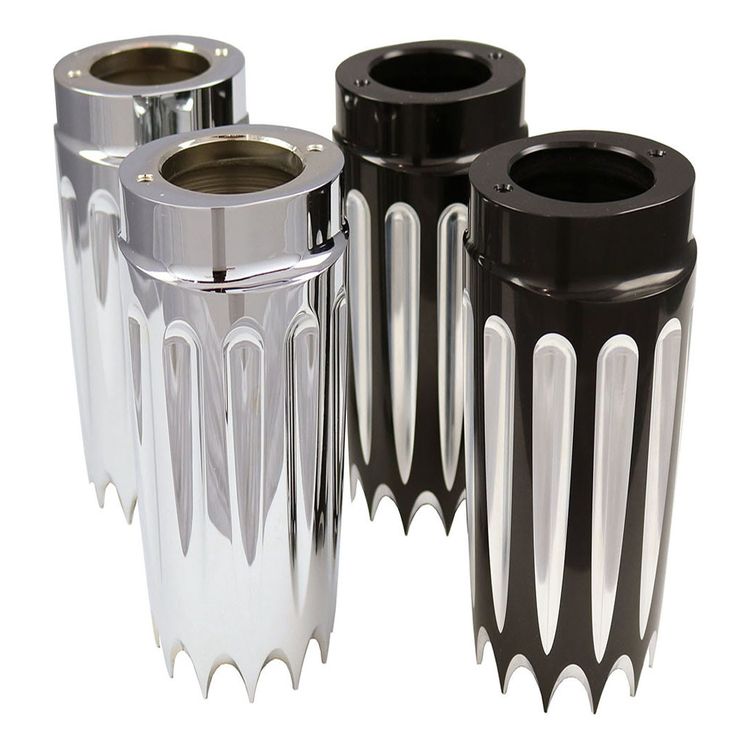 Paul Yaffe Yafterburner Extended Fork Slider Covers For Harley Cycle Gear