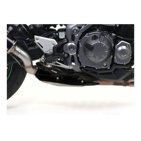 Arrow Carbon Fiber Heat Shield Kawasaki Z900 2017-2023