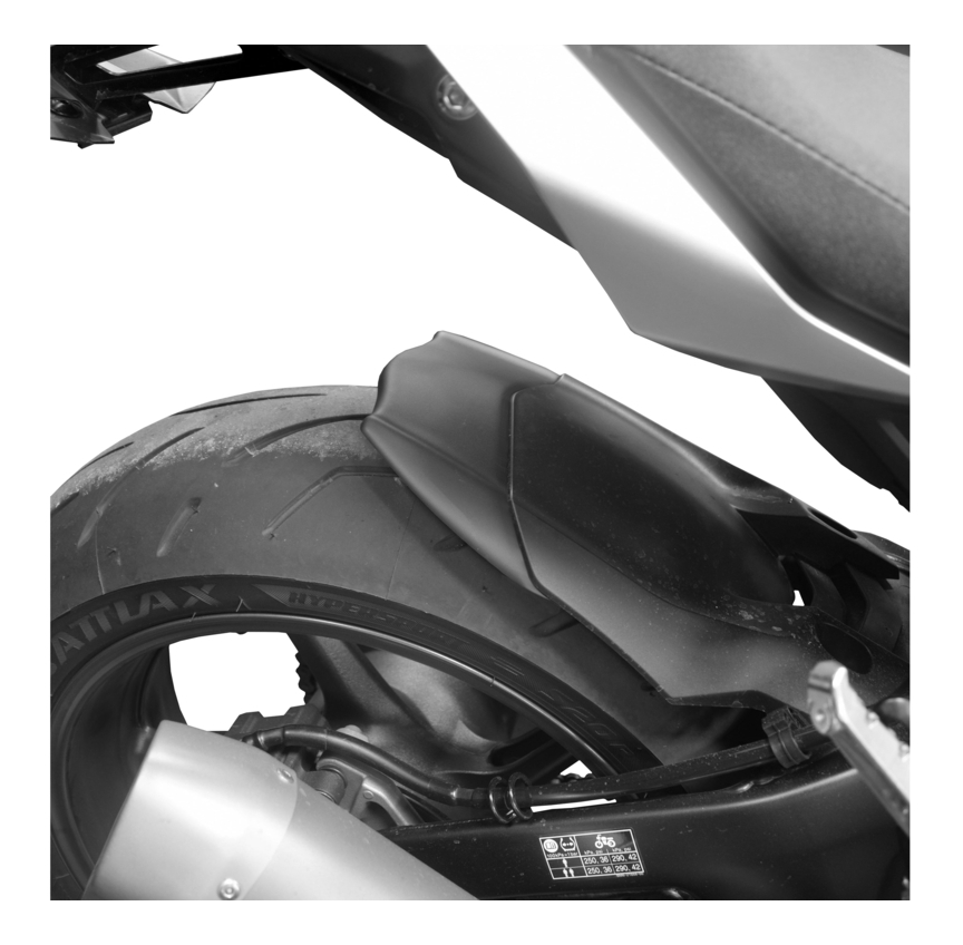 Puig Rear Fender Extender Yamaha FZ10 / MT10 20172024 Cycle Gear