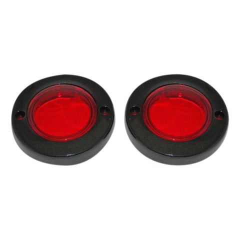 Custom Dynamics ProBEAM Flat Bezel Turn Signal Adapters For Harley 1986-2025