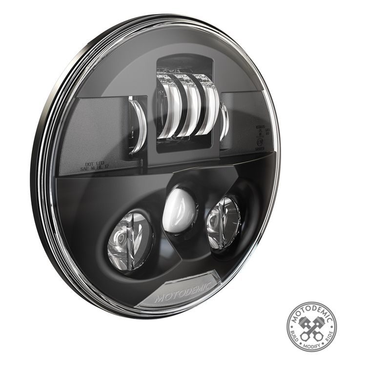 Motodemic Single LED Headlight Conversion Kit Triumph Street Triple 675