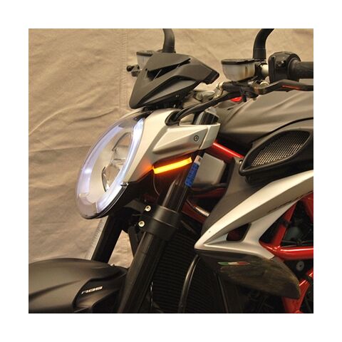 New Rage Cycles LED Front Turn Signals MV Agusta Brutale 800 / RR 2017 