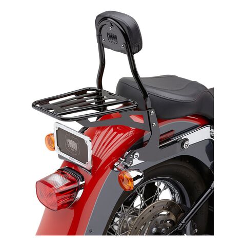 Cobra Round Detachable Backrest For Harley Softail 2000-2017