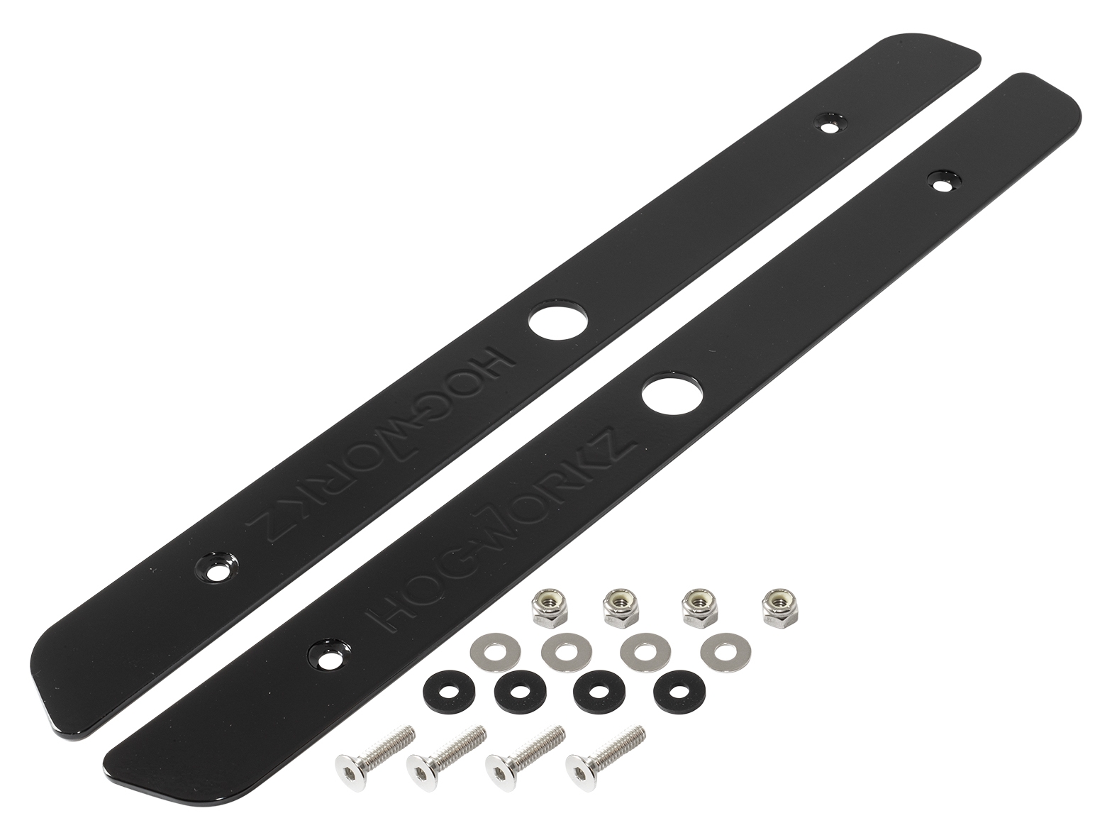 HogWorkz Skid Plates For Stretched Saddlebags Cycle Gear