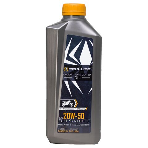 Rekluse Factory Formulated Synthetic 2T Transmission / 4T Engine Oil