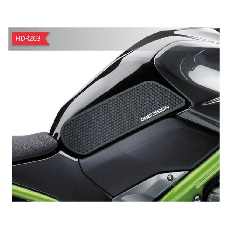 OneDesign HDR Tank Pads Kawasaki Z900 20172023 Cycle Gear