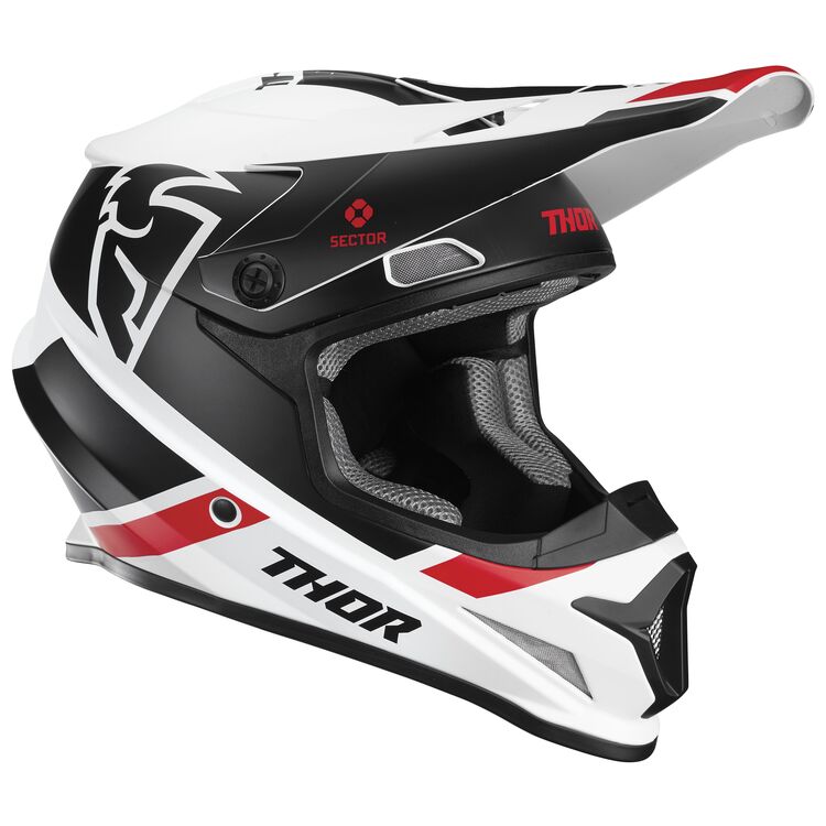Thor sector split helmet clearance