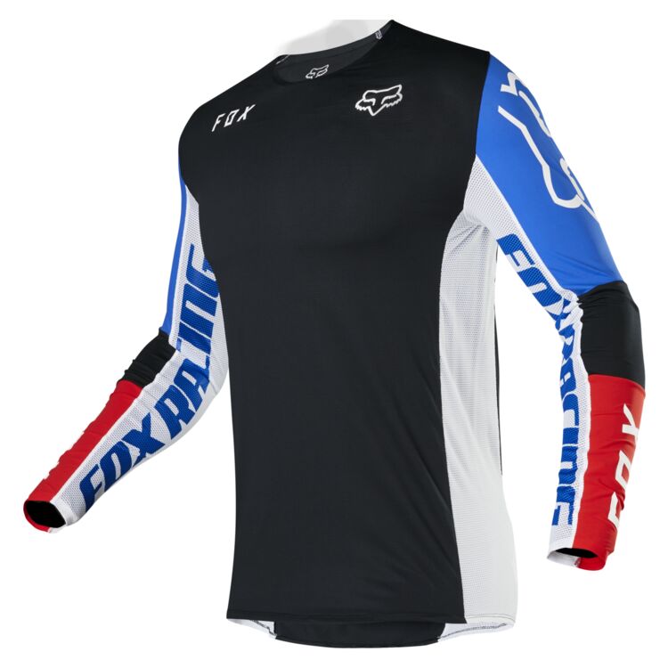 Fox Flexair Red White And Blue Fox Jersey Flexair Unity Limited