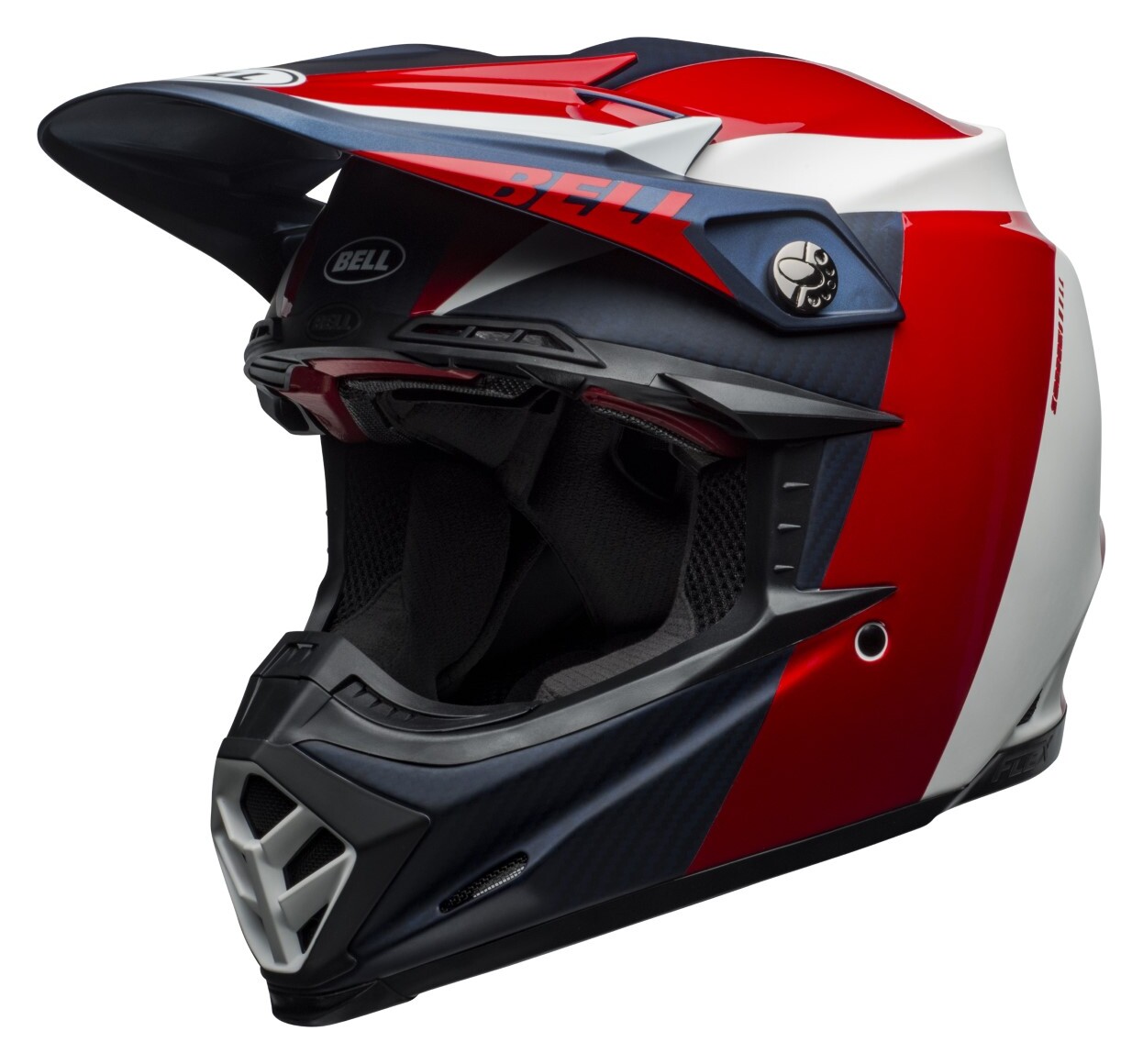 Bell Moto9 Carbon Flex Division Helmet (XL) Cycle Gear