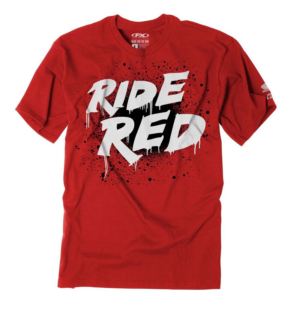 Factory Effex Youth Honda Splatter TShirt Cycle Gear