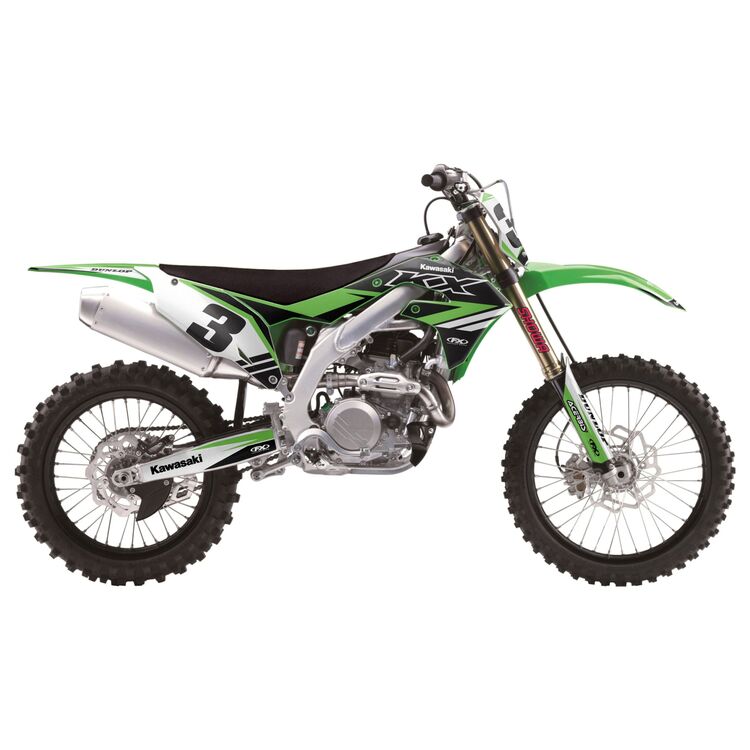 Factory Effex EVO 17 Shroud / Airbox Graphics Kit Kawasaki KX250F 2017-2019