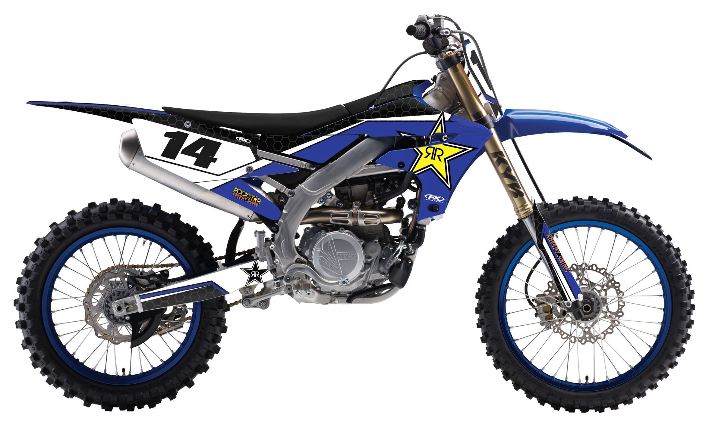 Factory Effex Complete Rockstar Graphics Kit Yamaha YZ125 / YZ250 2015-2022