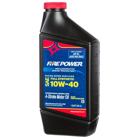 Fire Power Racing Ester Fortified Full Synthetic 4-Stroke Engine Oil