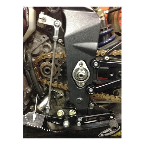 Woodcraft Race Rearset Kit Triumph Daytona 675/R/Street Triple/R 2006-2012