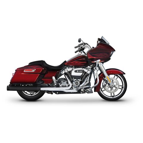 Rinehart 4" DBX 40 Slip-On Mufflers For Harley Touring 2017-2026