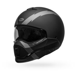 bell arc helmet A brutal combination of attitude Matte Black Bell Broozer Cranium