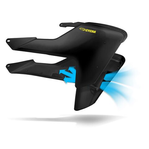 Cycra Powerflow Radiator Shrouds Husqvarna FC / TC / FE / TE / FX / TX 2016-2018