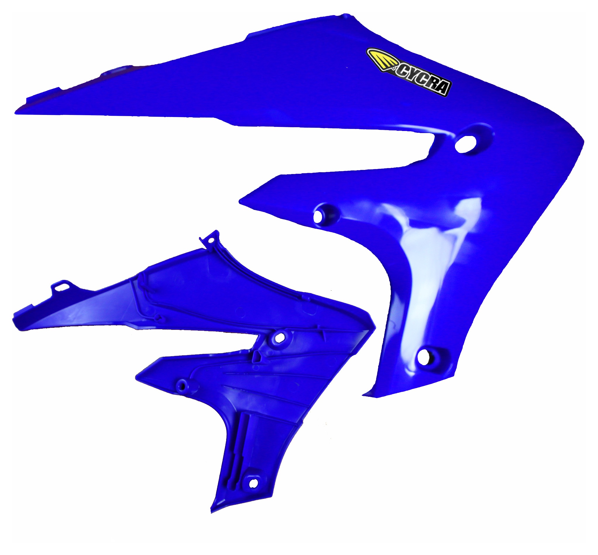 Cycra Powerflow Complete Plastic Kit - Blue For Yamaha YZ250F & YZ450F