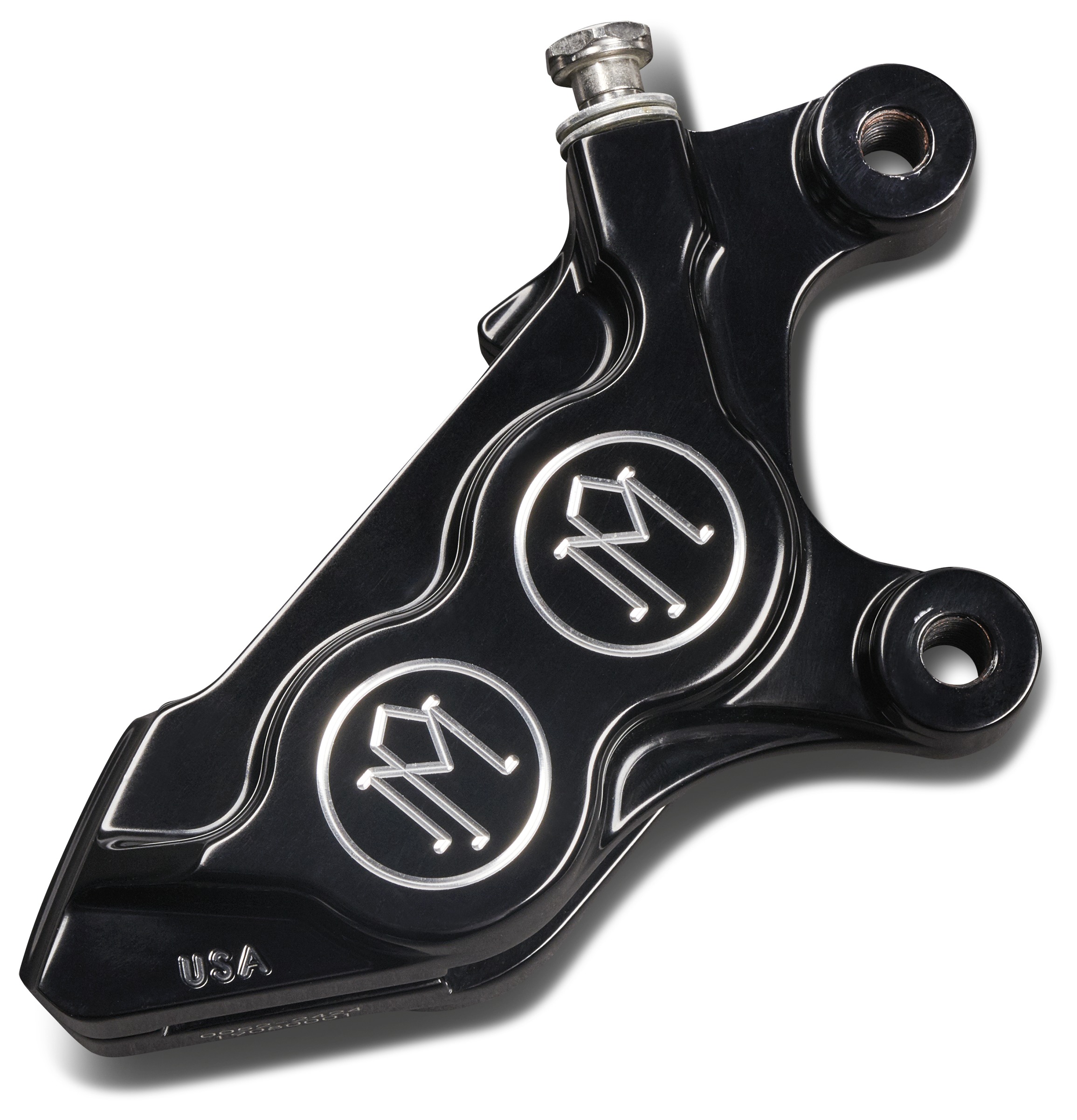 Performance Machine 4 Piston BoltOn Front Caliper for Harley M8 2017