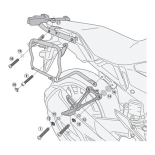 Givi PLX1171 V35 / V37 Side Case Racks Honda CB500X 2019-2020