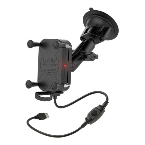 RAM Mounts Suction Cup X-Grip Mount With Wireless Charging