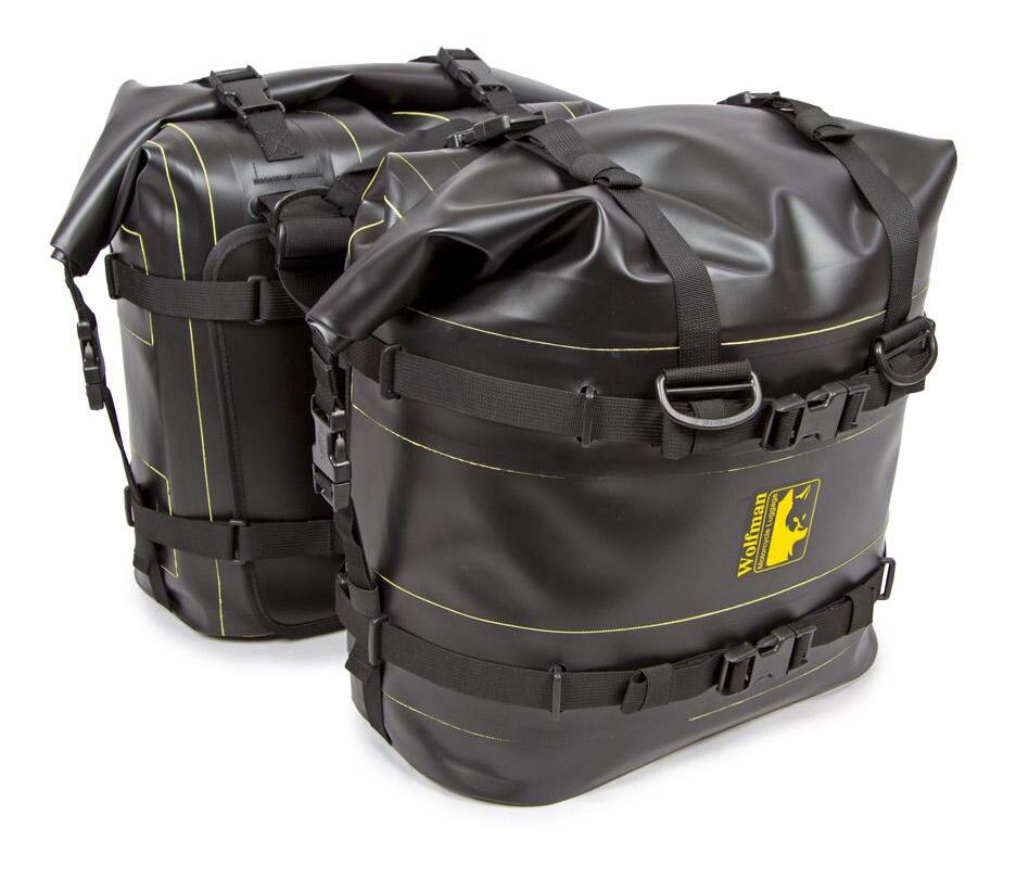 Wolfman Rocky Mountain Expedition Saddle Bags WP Cycle Gear