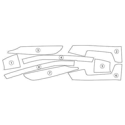 R&G Racing Second Skin Polyurethane Protective Film Kawasaki H2 SX / SE+