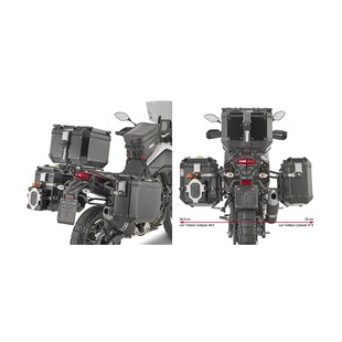 Givi PLO2145CAM Side Case Racks For Trekker Outback Side Cases Yamaha 