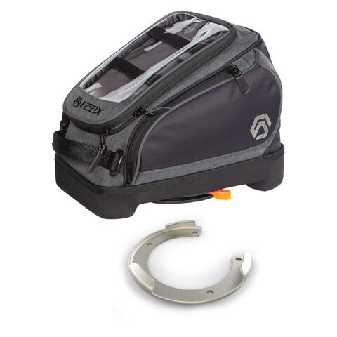 REAX Trident Speed Lock Tank Bag And Mounting Ring Kit BMW / Ducati / KTM 