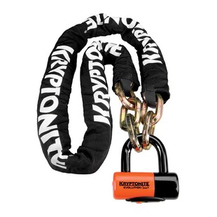 Kryptonite New York Chain With Evolution Disc Lock