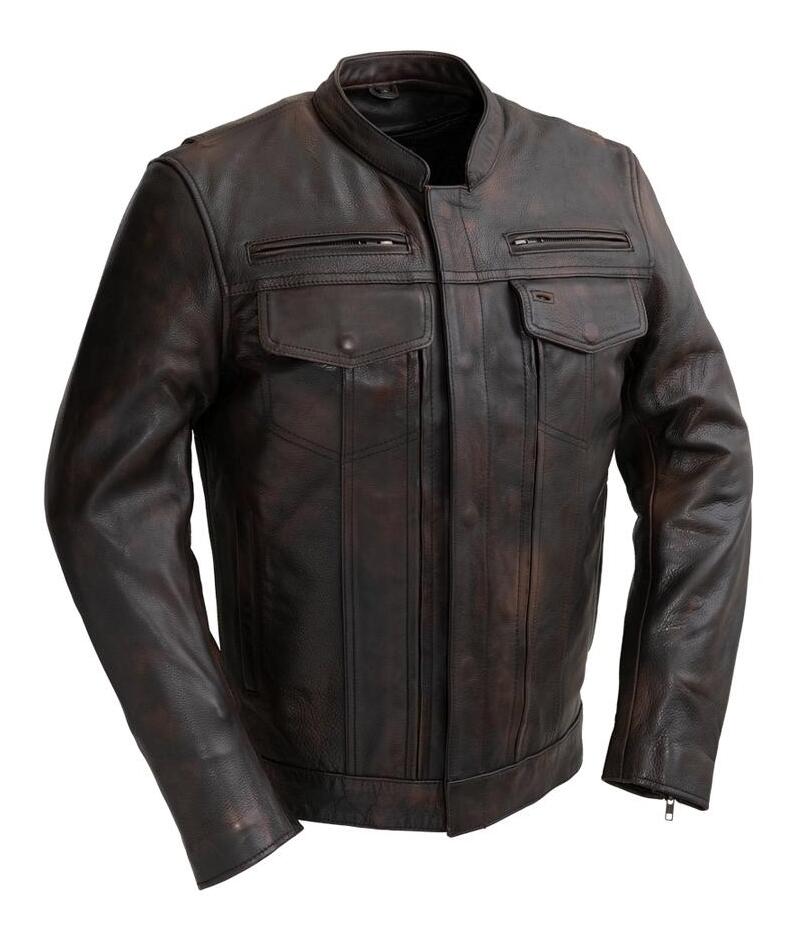 first leather motorcycle jacket