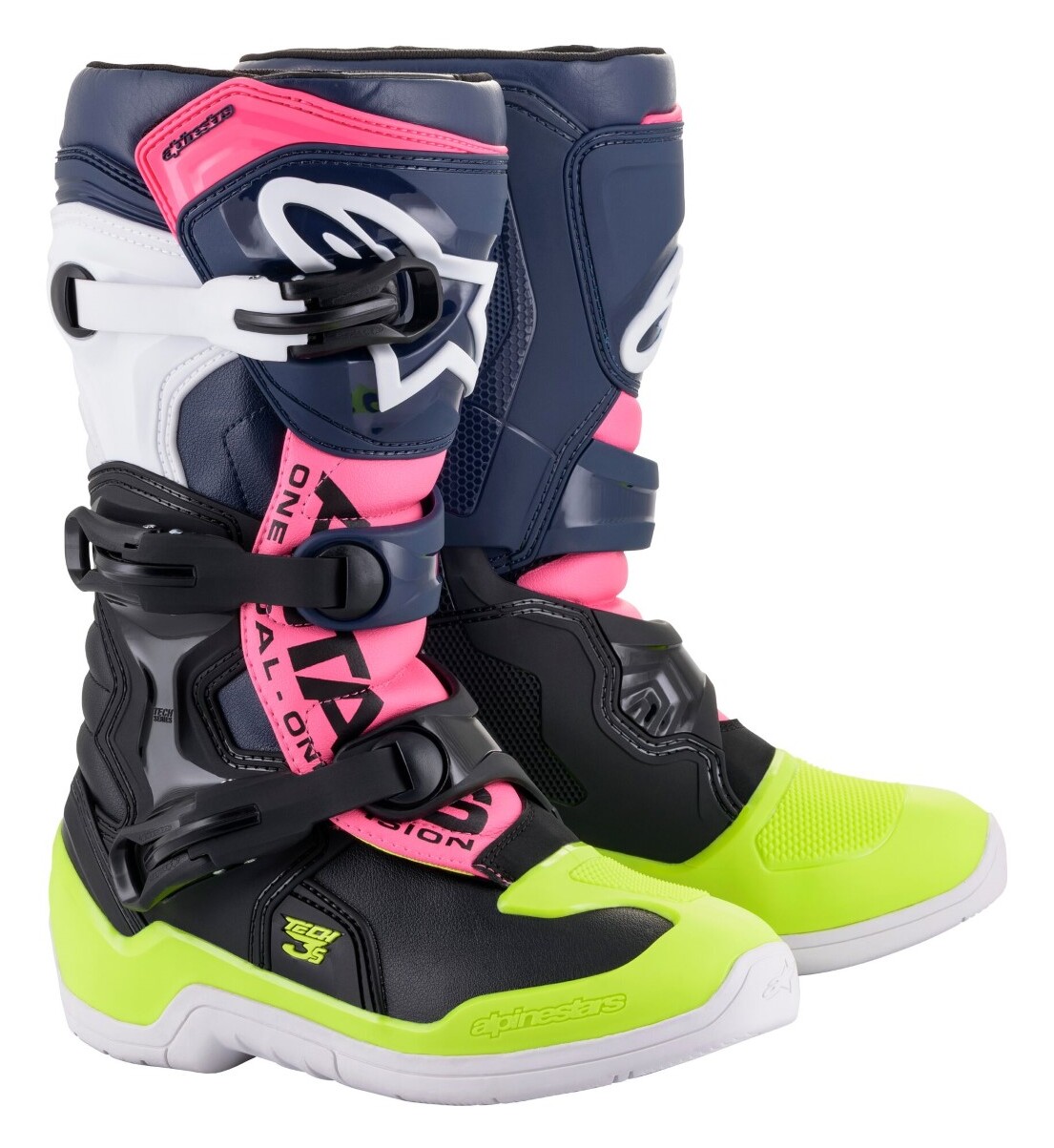 アルパインスターズ モーターサイクル ブーツ 2014018-125-4 Alpinestars Youth Tech 3S Boots-B : Alpinestars 2014018-125-7 Tech 3S Boots - Black⁄White