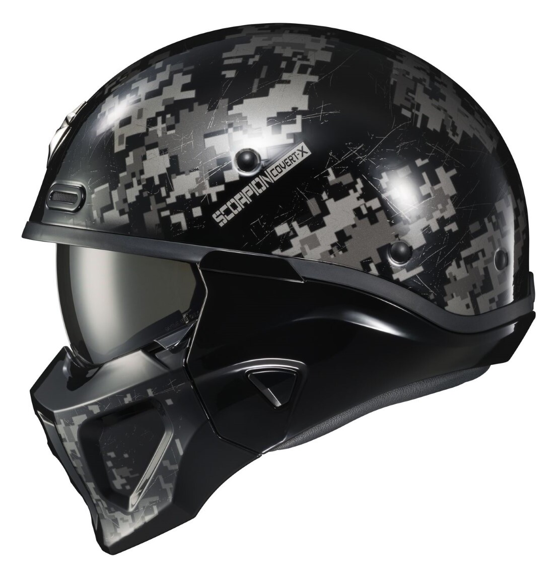 Scorpion EXO Covert X DigiCamo Helmet Cycle Gear