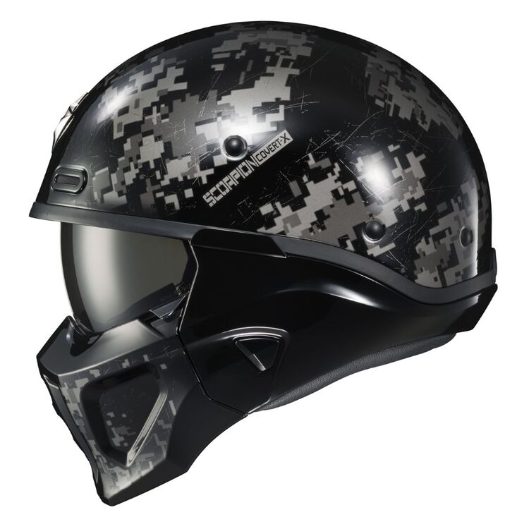 Scorpion EXO Covert X DigiCamo Helmet Cycle Gear