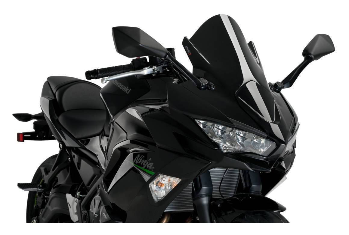 ピカピカ様@650 Puig Z-Racing Windscreen Kawasaki Ninja 650 2020-2025 - Cycle Gear