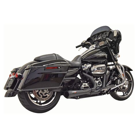 Bassani Road Rage 2-Into-1 Shorty Exhaust For Harley Touring 2017-2025