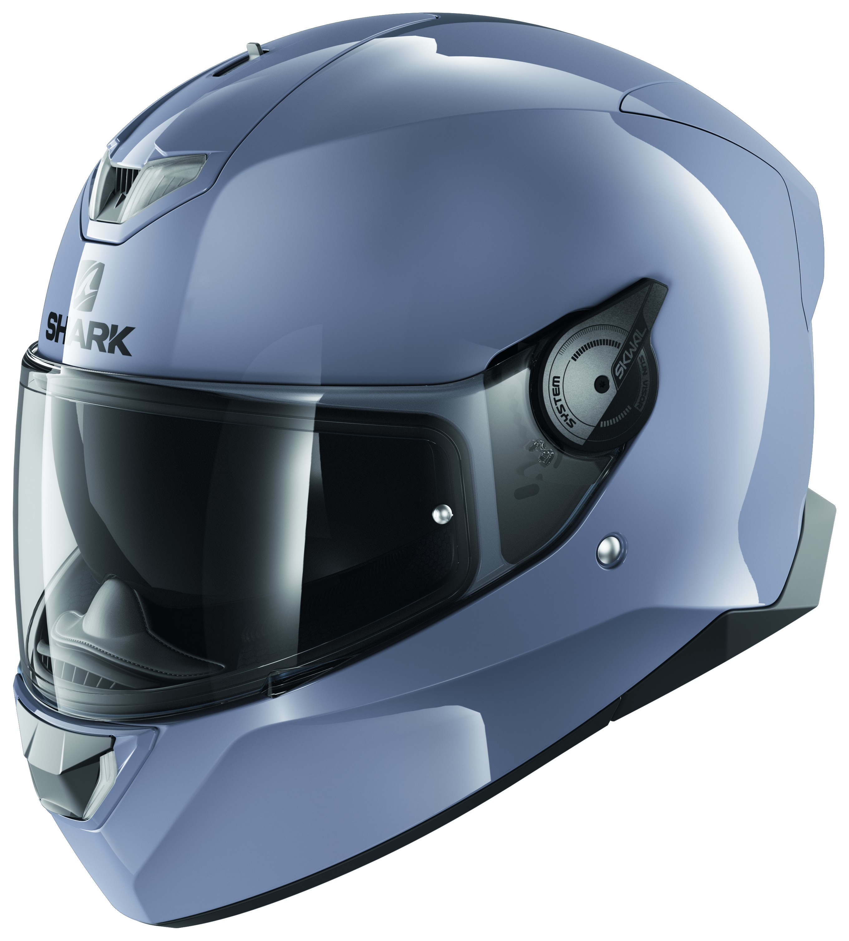 SHARK Casque Moto Nano Blank WHU, Blanc, Taille M