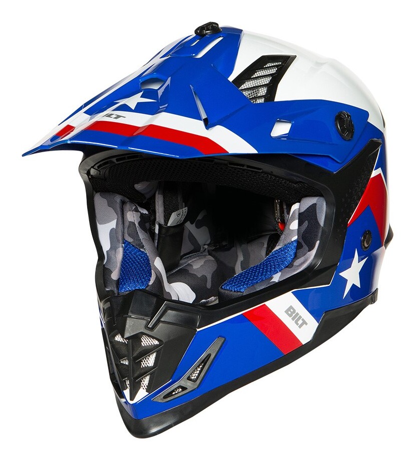 BILT Lux America Race Helmet Cycle Gear