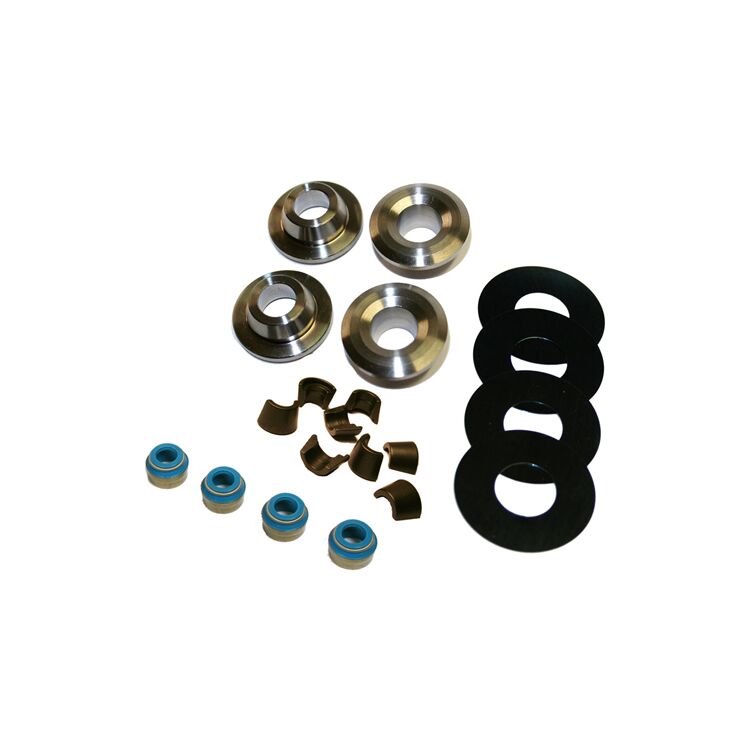 Feuling Titanium Valve Spring Retainer Kit For Harley EVO / Twin Cam / Sportster 1984-2004