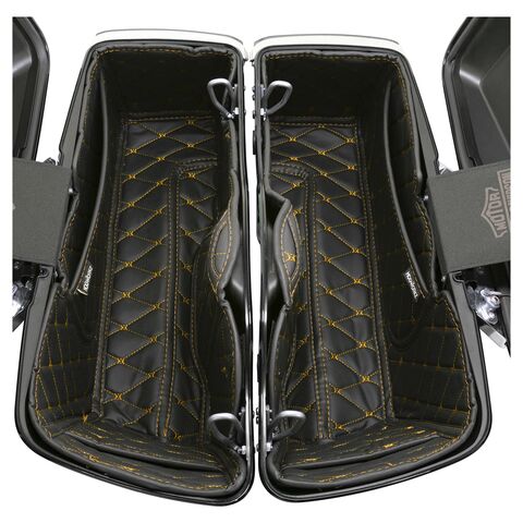 HogWorkz Saddlebag Liners W/ Stitching For Harley Touring 2014-2025 