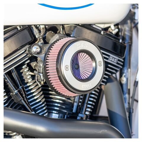 S&S Cycle Brushed Ring Air Stinger Air Cleaner Kit For Harley
