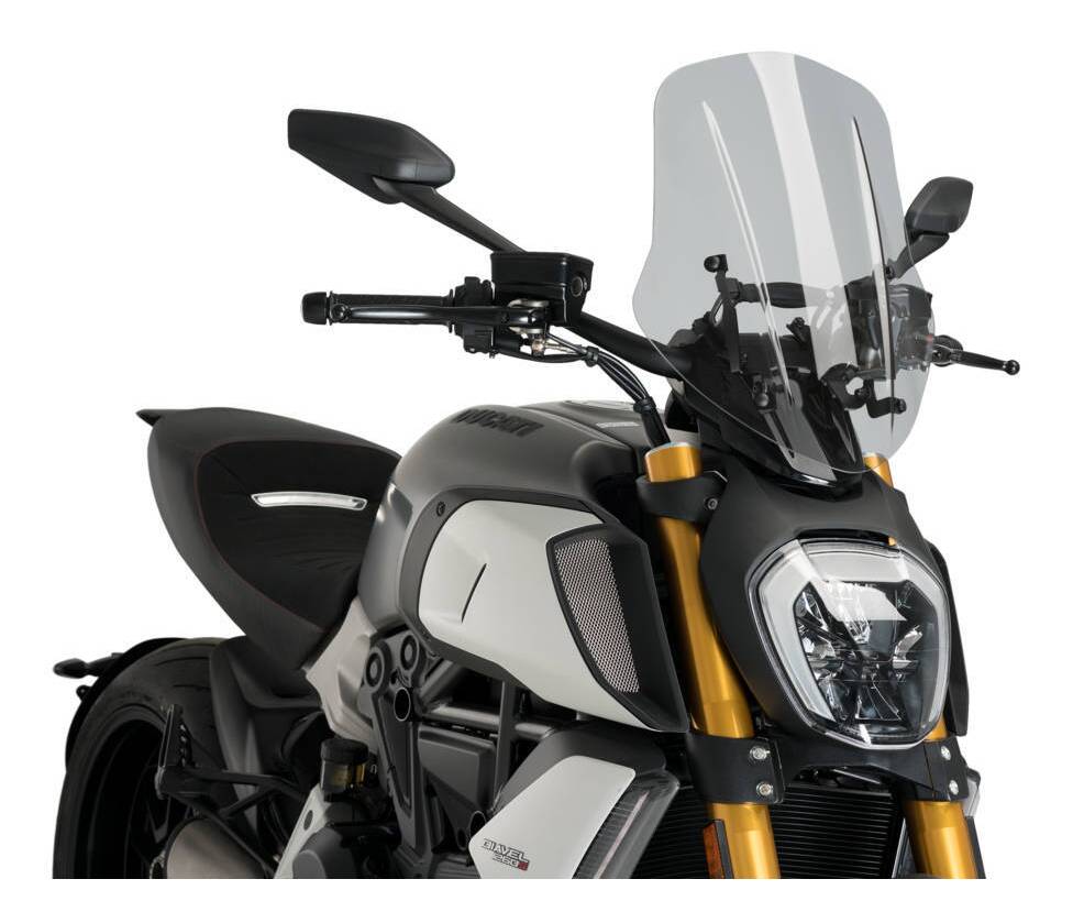 Puig Touring Naked New Generation Windscreen Ducati Diavel 1260