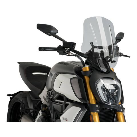 Puig Touring Naked New Generation Windscreen Ducati Diavel 1260 / S 2019-2023