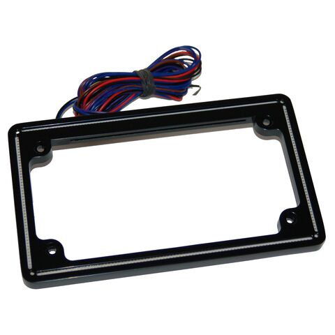 Letric Lighting Co. Perfect Plate License Plate Frame For Harley Sportster 2004-2013