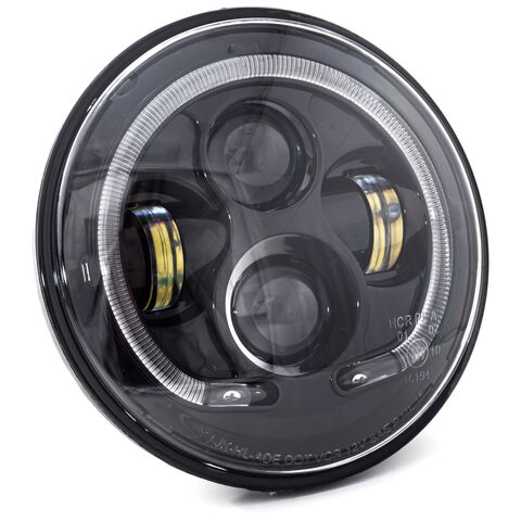 Letric Lighting Co. 7" LED Halo Headlamp For Harley 1994-2025
