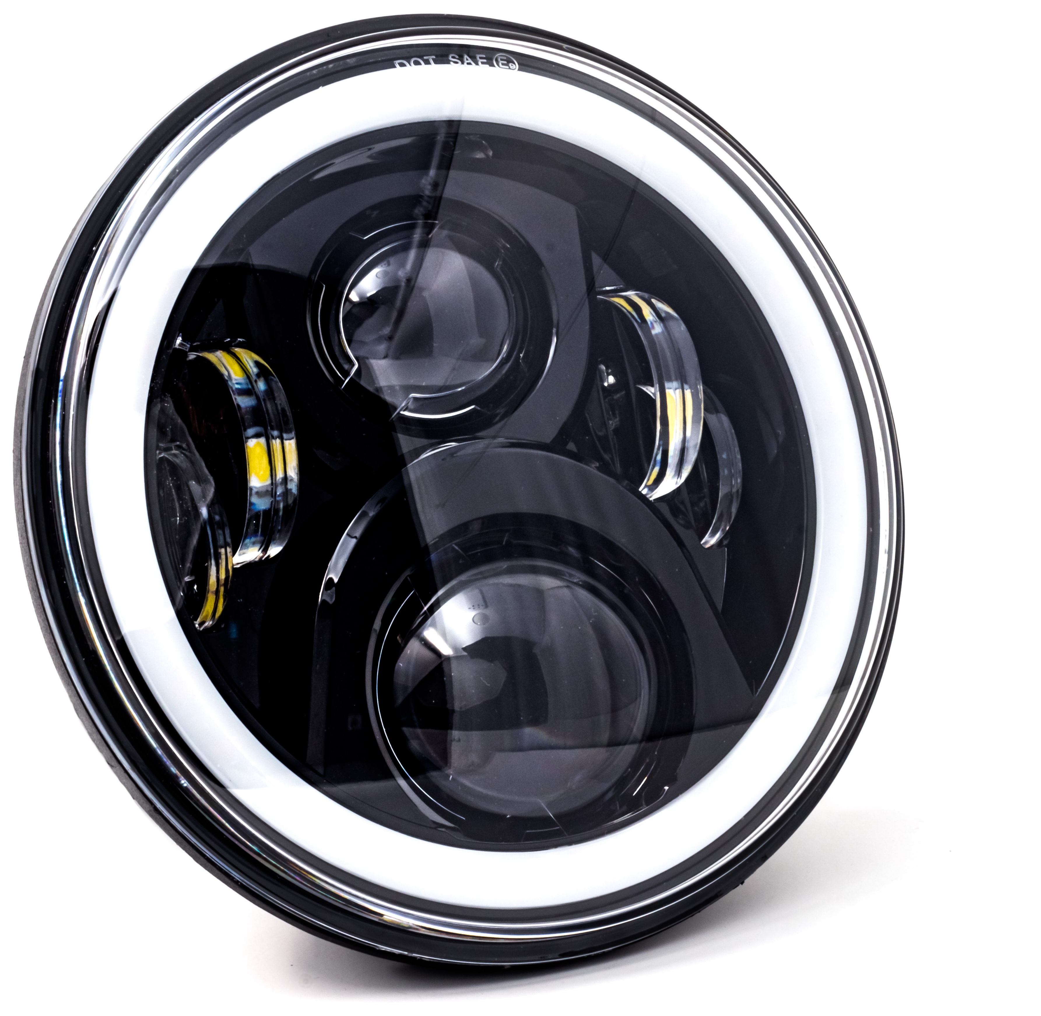 Letric Lighting Co. 7" LED Full-Halo Headlamp For Indian 2014-2026