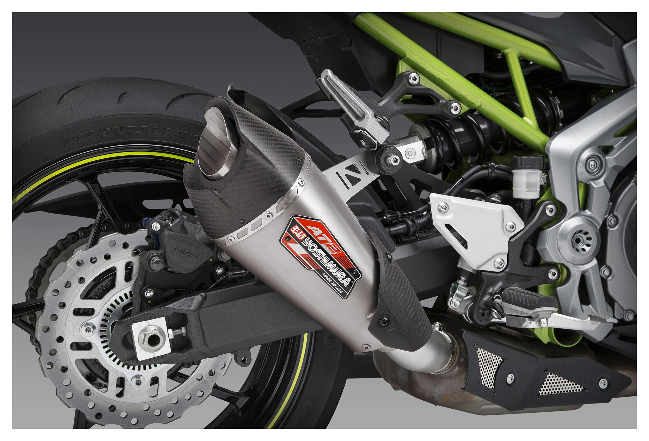 あすか Akrapovic Kawasaki Z900 (25) Slip-On Exhaust Titanium : S-K9SO12