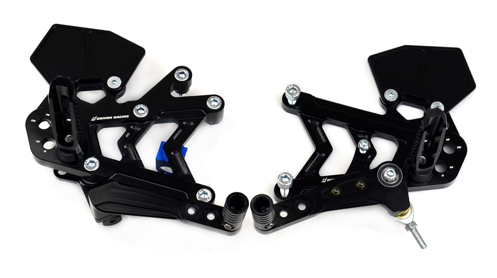 Driven Racing TT Rearsets Kawasaki ZX6R / ZX636 20192024 Cycle Gear